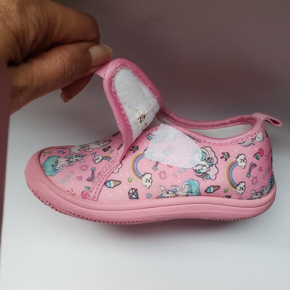 Dimerryi Kid Water Shoes Pink Lightweight Quick-Dry Non-Slip Beach Pool - Picture 9 of 12